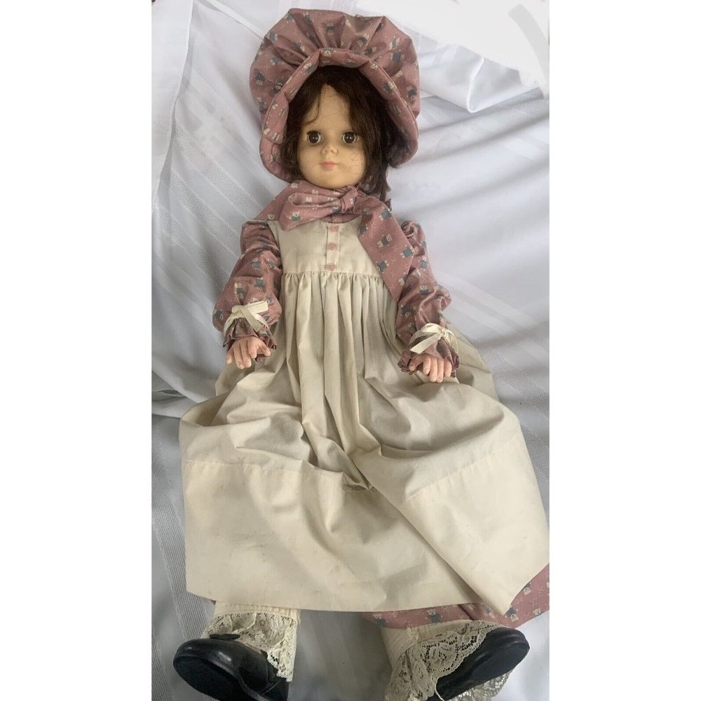 Vintage Uneeda Playpal Doll 34 inch 1960s In Custom Prairie Outfit